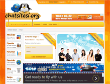 Tablet Screenshot of chatsiteleri.org
